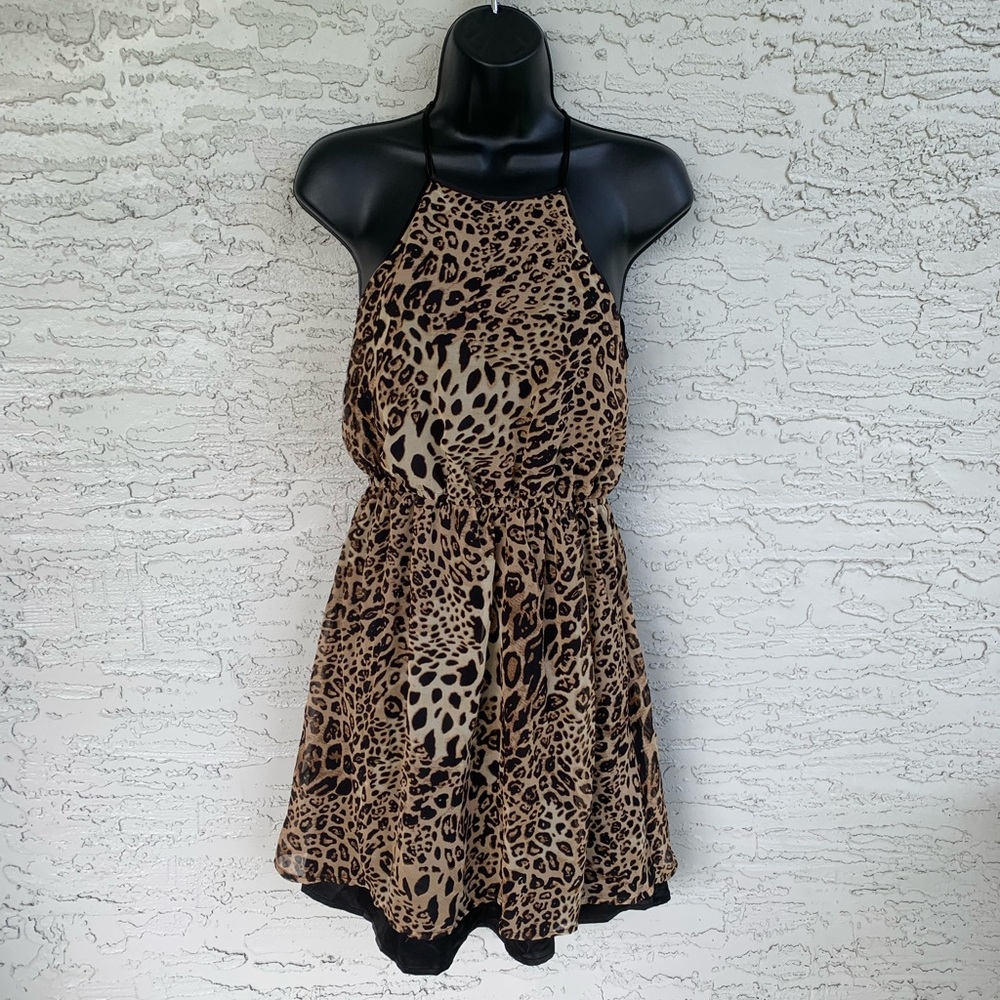 Leopard Printed Summer Dress 🐆